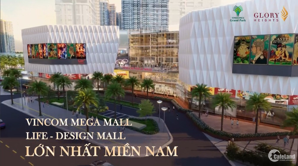 Bán căn hộ vườn treo Lumiere Street gần Mega Mall lớn nhất dự kiến mở cửa.